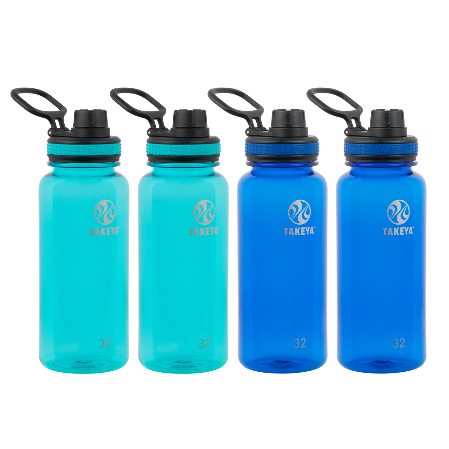 tritan-water-bottle-with-spout-lid-4-pack-h4 50276-Tritan-Spout-32-4pk-Ocean-Royal-angle.png