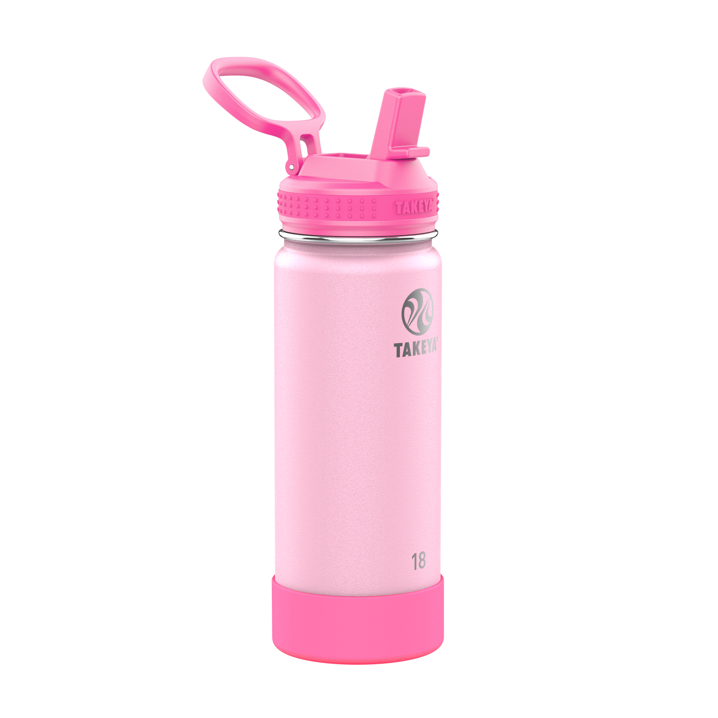 actives-kids-glow-in-the-dark-water-bottle-with-straw-lid-u3 51076-Actives-Kids-Straw-18-GID-SummerGlowPink-angle.png