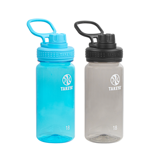 tritan-water-bottle-bundle-with-spout-lid-2-pack-b0 51476-Tritan-Spout-18-2pk-BreezyBlue-StormyBlack-Front_1.png