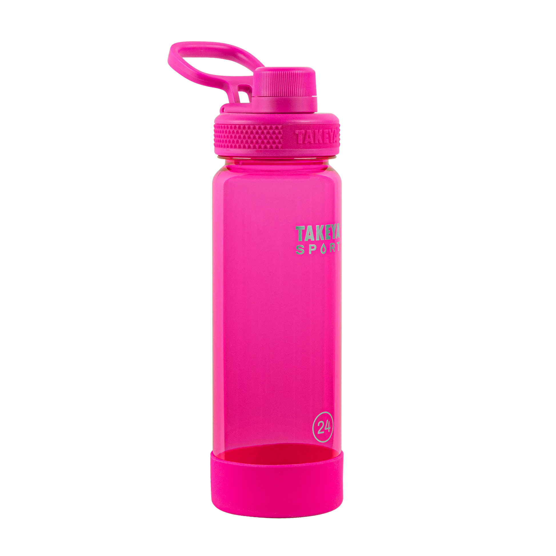 tritan-sport-water-bottle-with-spout-lid-q7 51671-TKS-Tritan-Spout-24-PinkSweep-frontangle.png