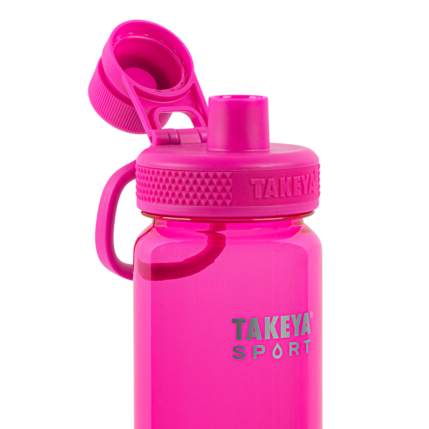 tritan-sport-water-bottle-with-spout-lid-q7 51671-TKS-Tritan-Spout-24-PinkSweep-openlid.png