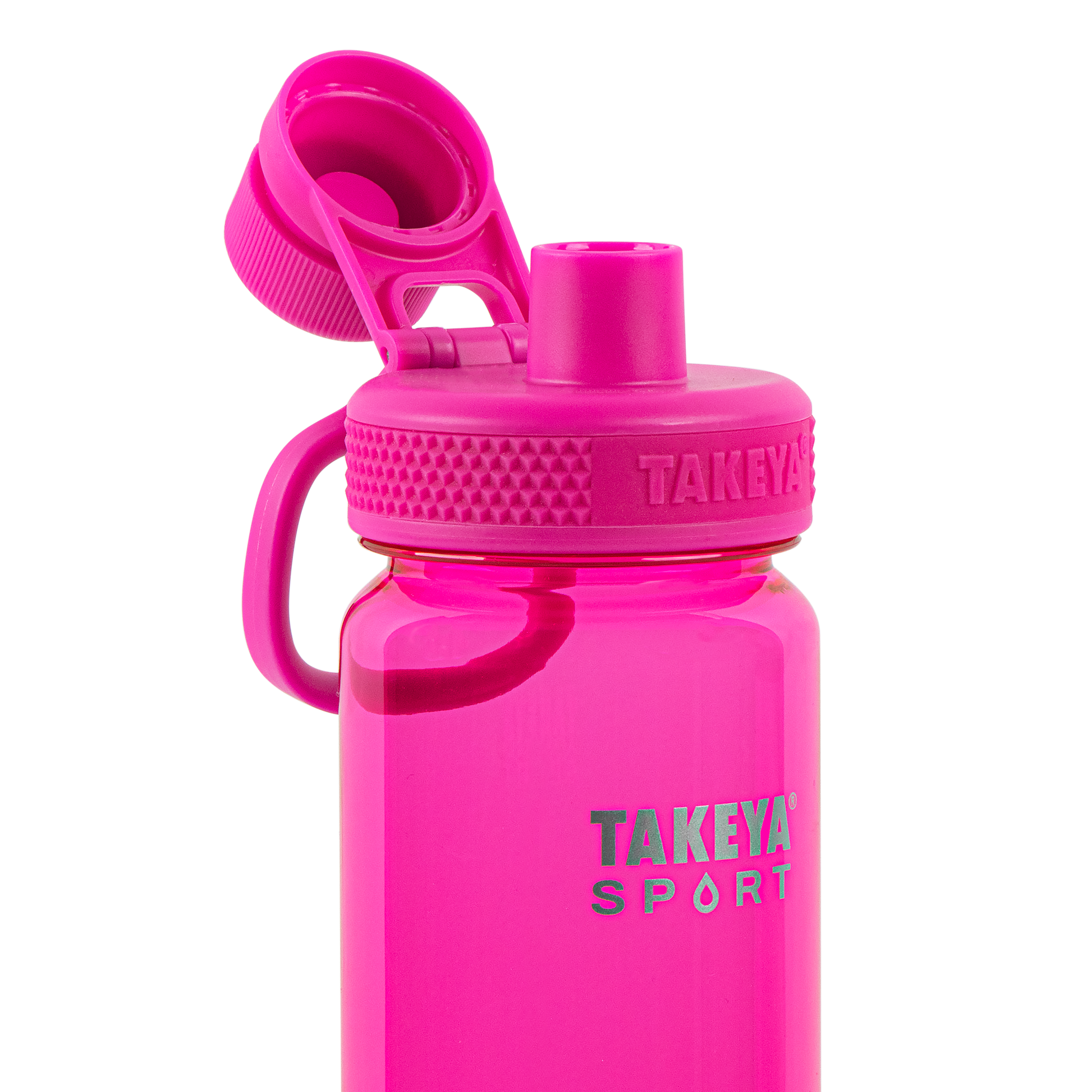 tritan-sport-water-bottle-with-spout-lid-q7 51671-TKS-Tritan-Spout-24-PinkSweep-openlid.png