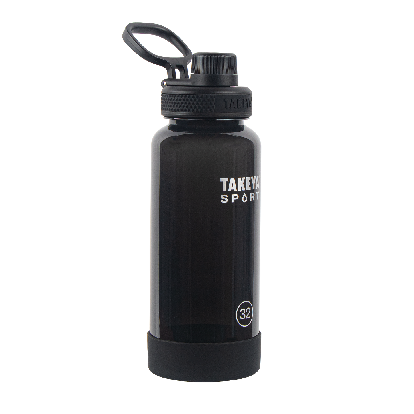 tritan-sport-water-bottle-with-spout-lid-q7 51829-TKS-Tritan-Spout-32-GrandSlamBlack-frontangle.png