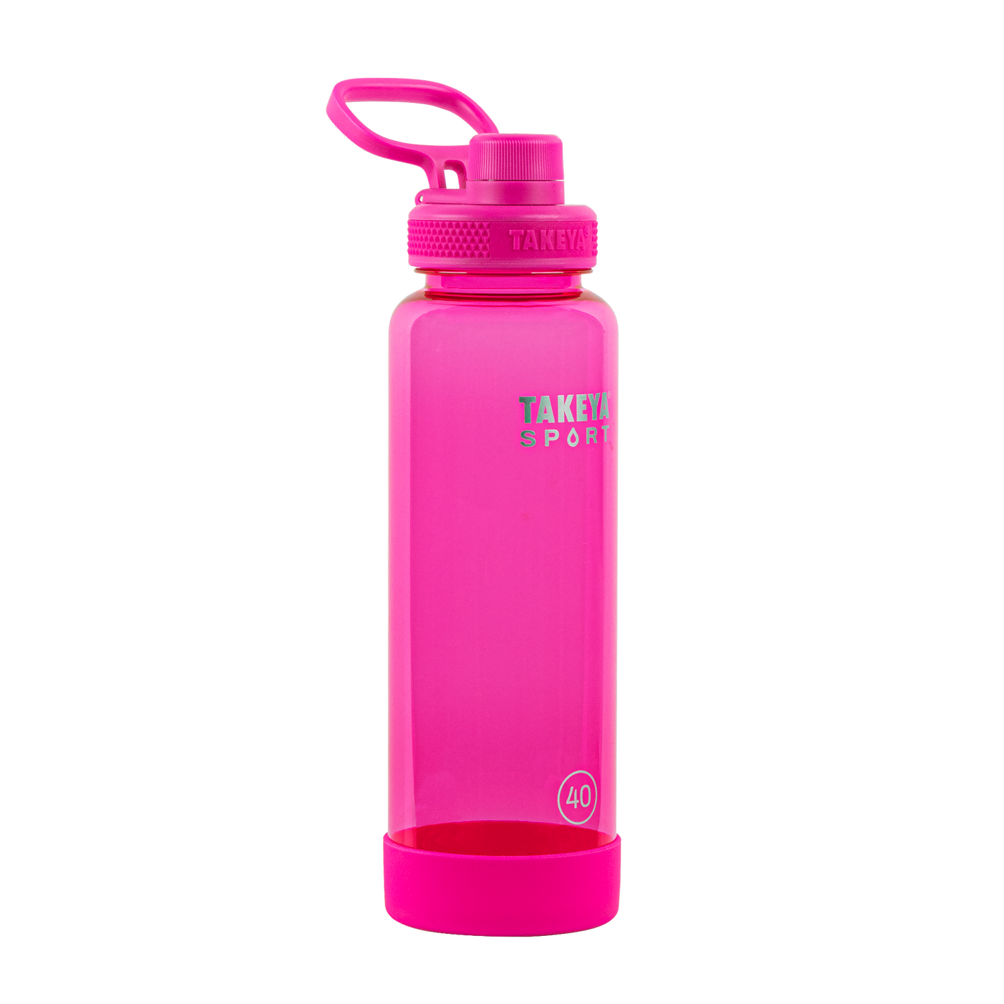 tritan-sport-water-bottle-with-spout-lid-q7 52030-TKS-Tritan-Spout-40-PinkSweep-frontangle.png