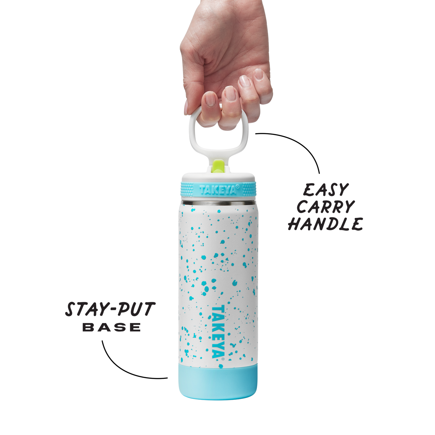 glow-in-the-dark-sport-kids-water-bottle-confetti-with-straw-lid-b0 TKS_SP25_CoreKidsGIDConfetti_StwBtl_CloudGlow_18oz_51368_v3_sRGB-Callout.png